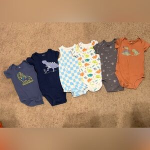 Set of Baby Dinosaur Onesies